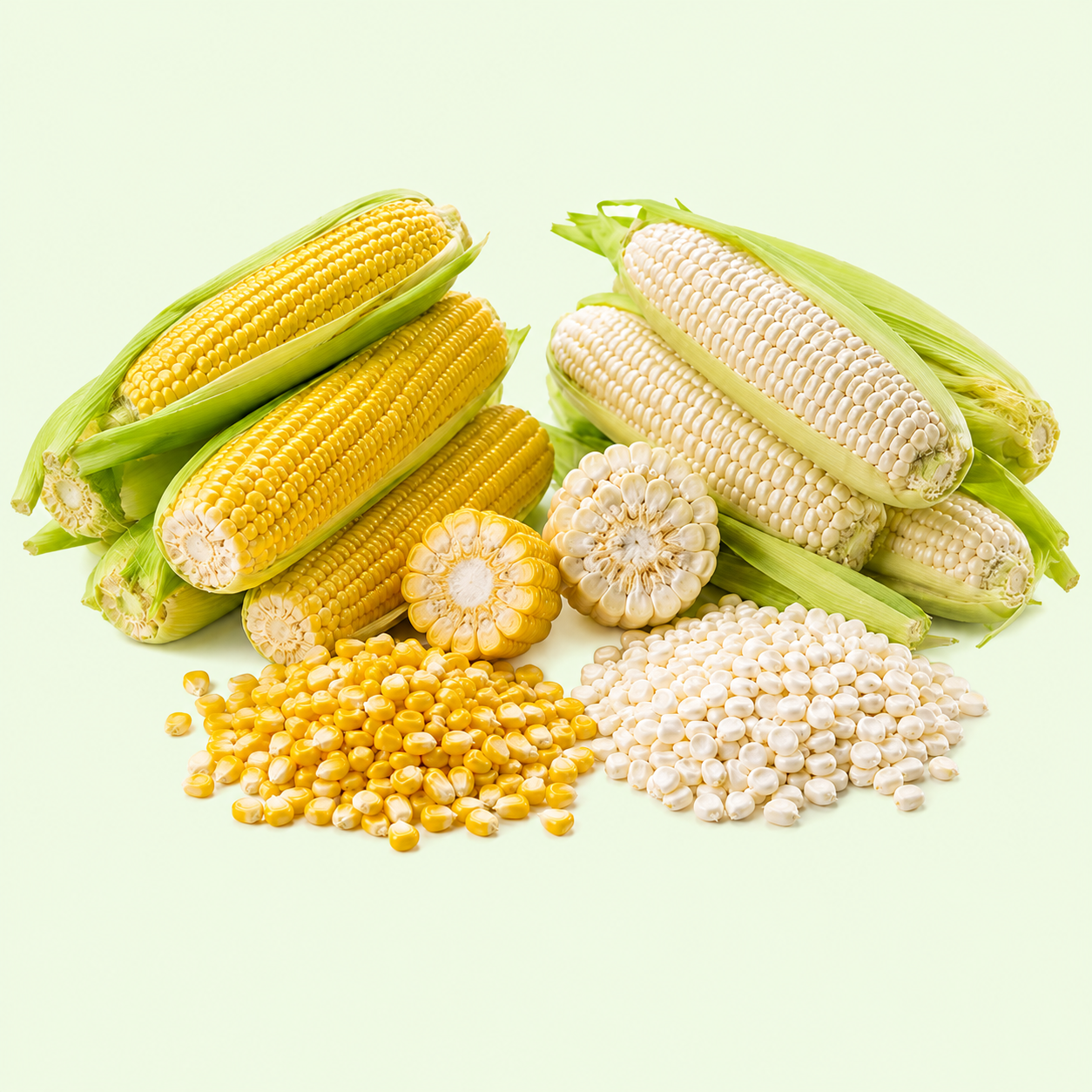 Corn & Maize (Yellow & White)