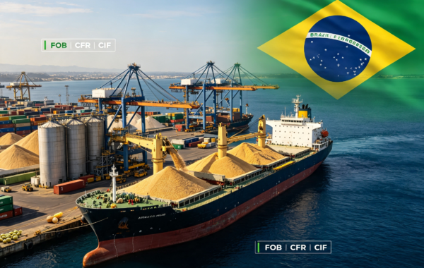 FOB vs CIF vs CFR for Brazilian imports at a Brazilian agricultural export port